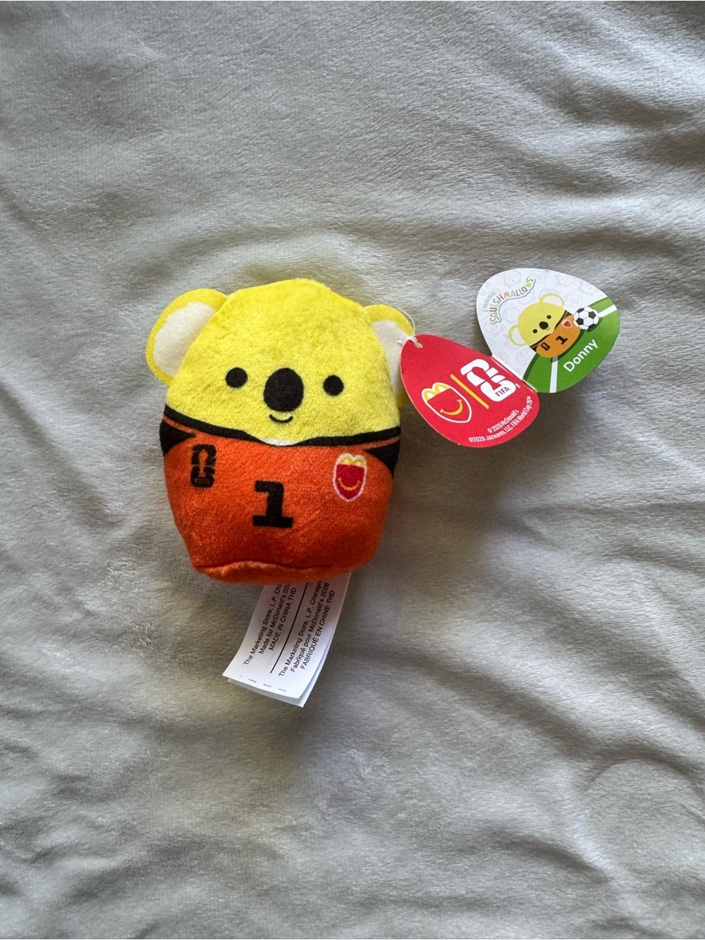 FIFA McDonald’s Donny Plush Happy Meal toy - Picture 2 of 6